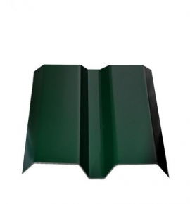Евроштакетник зеленый толщина 0.4 мм 87х1800 мм