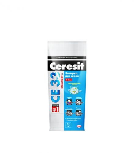 Затирка Ceresit СЕ 33 №16 графит 2 кг