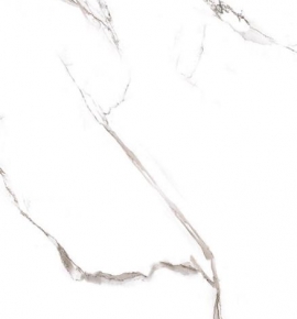 Керамогранит 400х400х8 мм Classic Marble белый глянцевый/Грасаро (10шт=1,6 кв.м)