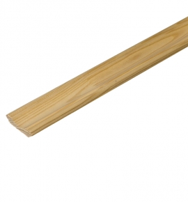 Плинтус деревянный клееный 60x2500 мм