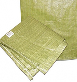 Мешок для строит. мусора полипропиленовый тканный (зеленый) (1 шт)