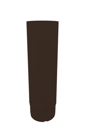 Труба водосточная металл D90мм коричневый (3м)