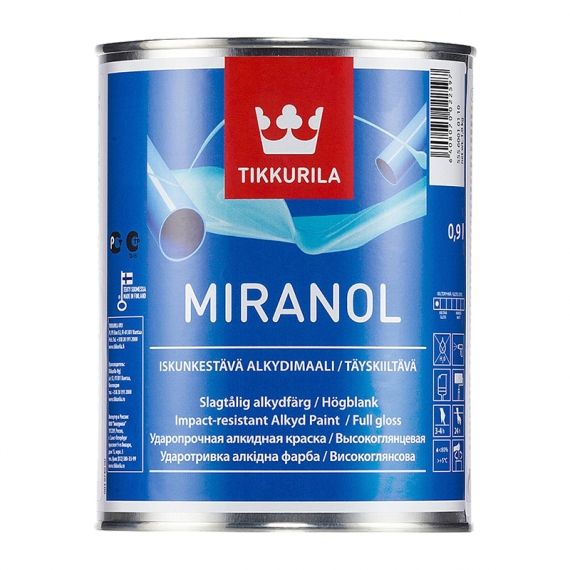 Краска алкидная TIKKURILA Miranol С тиксотропная (0,9 л)