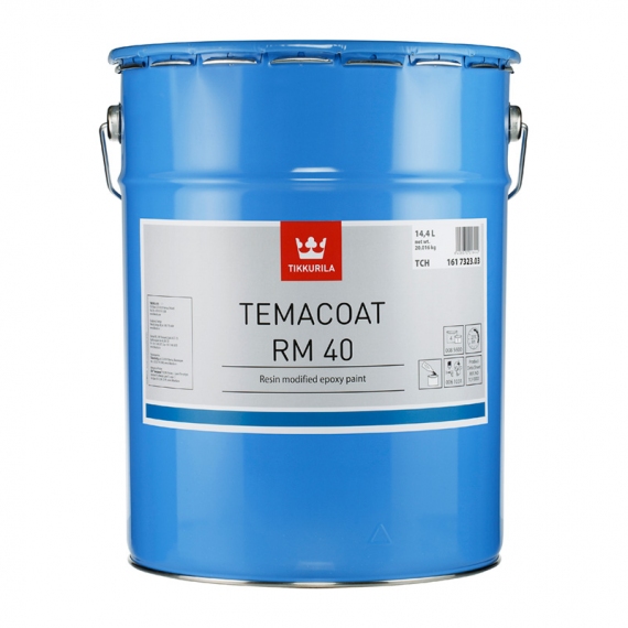 Краска эпоксидная TIKKURILA Temacoat RM 40 TVH (2К 5600) (14,4 л)