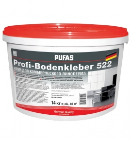 Клей для напольных покрытий PUFAS Profi-Bodenkleber 522 (14 кг)