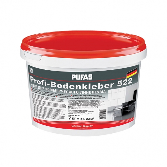 Клей для напольных покрытий PUFAS Profi-Bodenkleber 522 (7 кг)