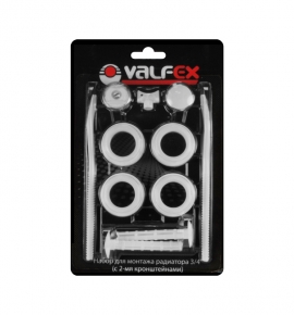 Комплект для монтажа радиаторов Valfex 3/4' с 2-мя кронштейнами