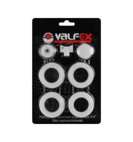 Комплект для монтажа радиаторов Valfex 3/4' без кронштейнов