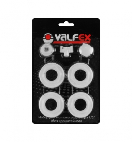 Комплект для монтажа радиаторов Valfex 1/2 без кронштейнов