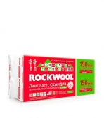 Утеплитель ROCKWOOL Лайт Баттс Скандик 1200х600х150 мм 3.6 кв.м