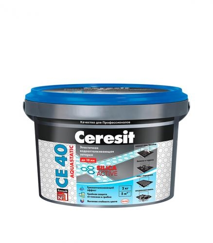 Затирка Ceresit СЕ 40 aquastatic №32 дымчатая роза 2 кг