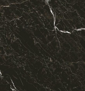 Керамогранит 400х400х8 мм Classic Marble черный глянцевый/Грасаро (10шт=1,6 кв.м)