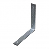 Уголок крепежный 150x150x25x4 мм, оцинк.