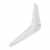 Уголок для полок (консольный кронштейн) 300x250 мм белый