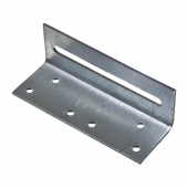 Уголок крепежный скользящий 40x40x120x2 мм, оцинк.