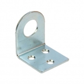 Проушина гнутая, 40x75x40 мм, d=19 мм, цинк