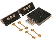 Замок накладной Цербер ЗНУ, сувальдн. ключ, 3 ригеля