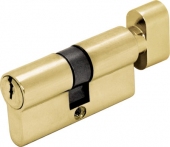 Цилиндр DIN ключ/завертка 03010 (30+30) S 60 M золото