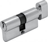 Цилиндр DIN ключ/завертка 03009 (30+30) S 60 Cr хром