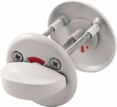 Завертка WC дверная 02003 112 W белая