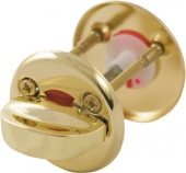 Завертка WC дверная 02002 112 M золото