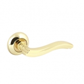 Ручка дверная, раздельная H-0802-A-Wave, золото