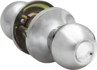 Защелка дверная 42031 KL-01 с ручкой шар, хром (30)