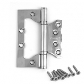 Петля накладная 'бабочка', 100x75x2,5 мм, хром (2 шт)