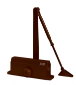 Доводчик 61104 40-65 кг (макс 75 кг) с автофиксацией коричневый (10)