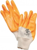 Перчатки маслобензостойкие нитриловые на х/б основе (12/120)
