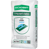 ОСНОВИТ Клей для плитки и керамогранита ГРАНИПЛИКС AC14 F цементный зимний (25кг)