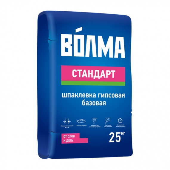 ВОЛМА Смесь сухая гипсовая отделочная Волма-Стандарт (20кг)