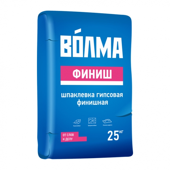 ВОЛМА Смесь сухая гипсовая отделочная Волма-финиш (25кг)