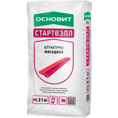 ОСНОВИТ Штукатурка для МН СТАРТВЭЛЛ PC21 M (Т-21) фасадная цементная (25кг)
