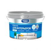 Краска в/д интерьерная ТЕКС Профи супербелая (1,8 л=2,7 кг)