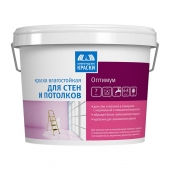 Краска в/д для стен и потолков ЛЕНИНГРАДСКИЕ КРАСКИ Оптимум (7 кг)