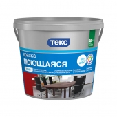 Краска в/д моющаяся ТЕКС Профи А супербелая (0,9 л=1,4 кг)