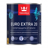 Краска в/д для влажных помещений TIKKURILA EURO EXTRA 20 A (0,9 л)