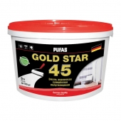 Краска в/д PUFAS GOLD STAR 45 акриловая супербелая (9 л=11,90 кг)