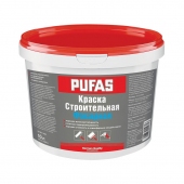 Краска в/д фасадная PUFAS Строительная (10 л=15,8 кг)