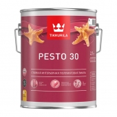 Краска алкидная TIKKURILA Pesto 30 A универсальная полуматовая (2,7 л)