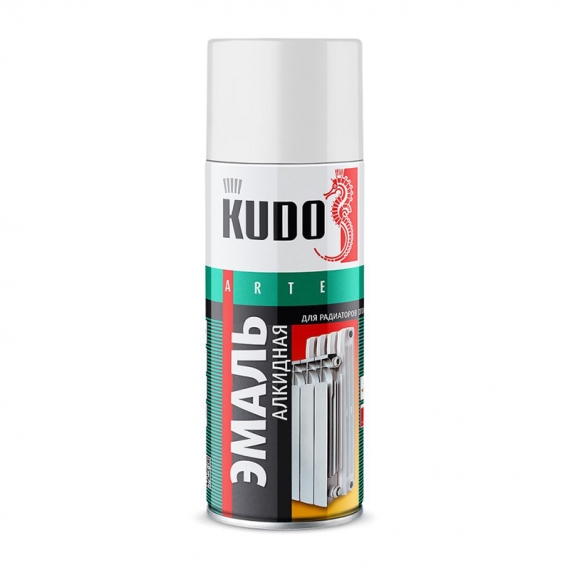 Эмаль для радиаторов KUDO KU-5101 отопления белая (0,52 л)