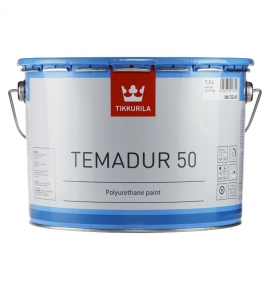 Краска алкидная TIKKURILA Temadur 50 TCL (2К 7590) (7,5 л)