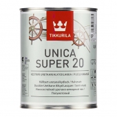 Лак универсальный TIKKURILA UNICA SUPER 20 EP полуматовый (0,9 л)