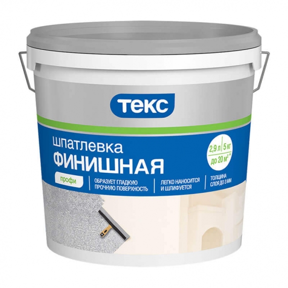 Шпаклёвка финишная ТЕКС Профи (5 кг)