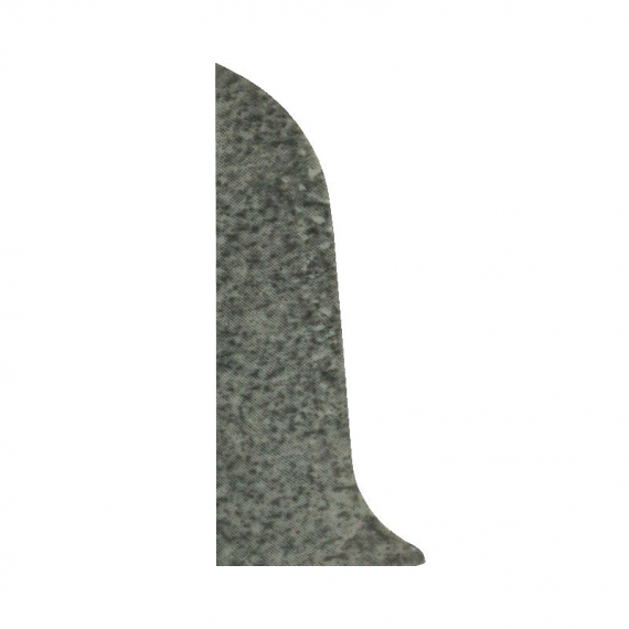 Заглушка левая T.plast песчаник серый (керамогранит) (уп.=4 шт)