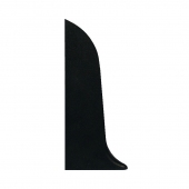 Заглушка левая T.plast черный (уп.=4 шт)