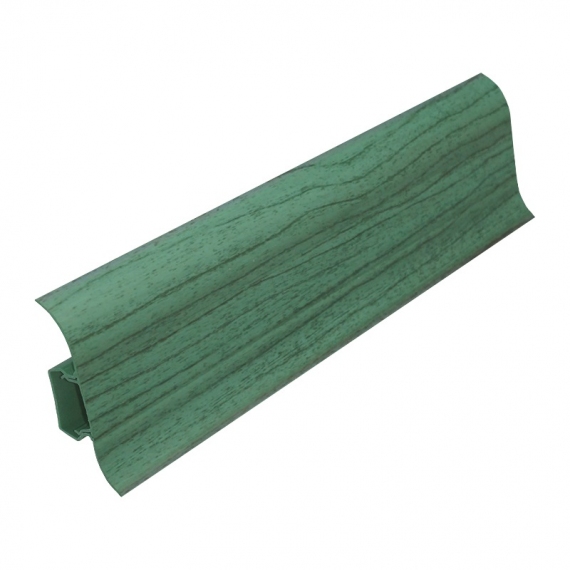 Плинтус T.plast с кабель-каналом вишня зеленая (1x2,5 м) (1 шт)
