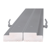 Стоевые дверной коробки ОЛОВИ 4 петли М21 Серая RAL7040 крашенная