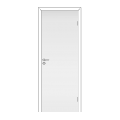 Полотно дверное глухое ОЛОВИ крашенное Белое 900x2000 мм с/ф